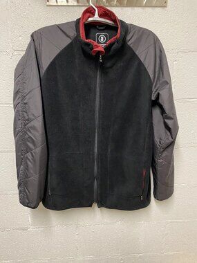Bogner Fire + Ice Men's Fleece Sweater Jacket Size 46 Black